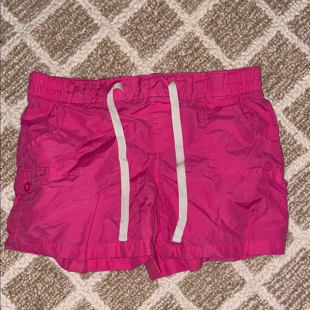 Women’s Pink Drawstring Casual Shorts